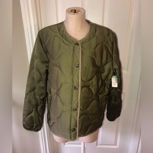 Brixton Olive Quilted Women's Jacket